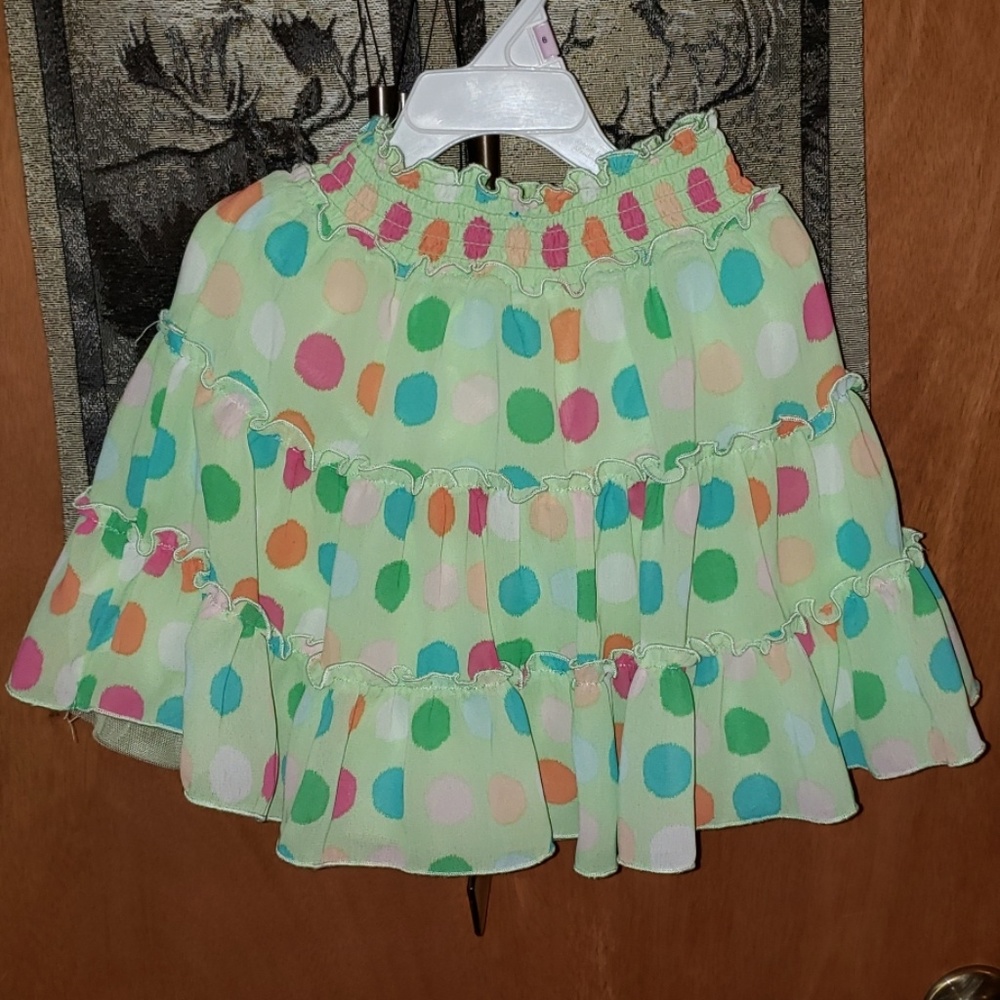 Children's place brand girls ruffled skirt